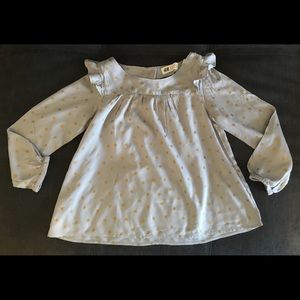 H&M Girls Long Sleeve Blouse (NWT) Size: 6-7Y